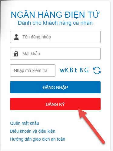 đăng ký internet banking MBBank