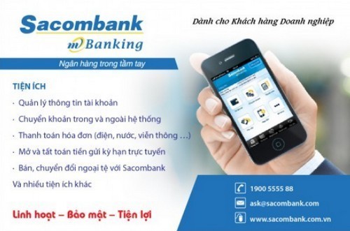 Tra cứu số tài khoản Sacombank qua Mobile Banking