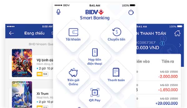 Chuyển bằng BIDV Smart Banking