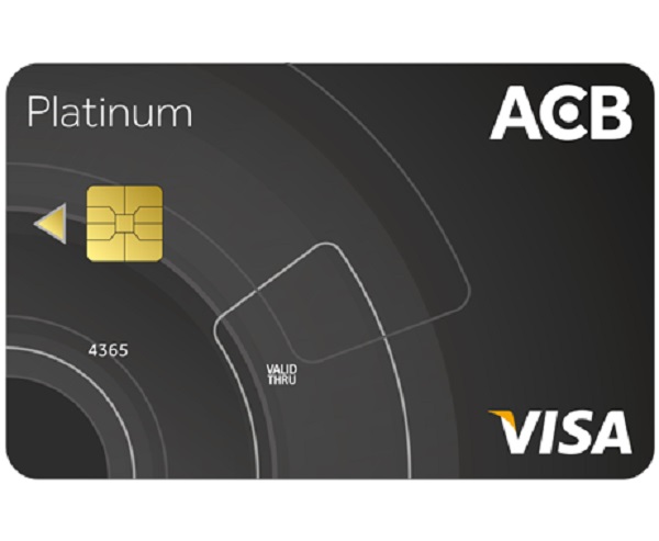 ACB Visa Platinum là thẻ tín dụng hạng Bạch kim cao cấp
