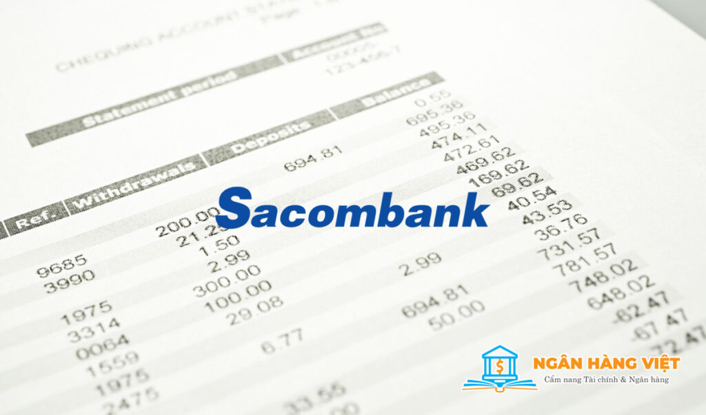Hướng dẫn cách sao kê tài khoản ngân hàng Sacombank